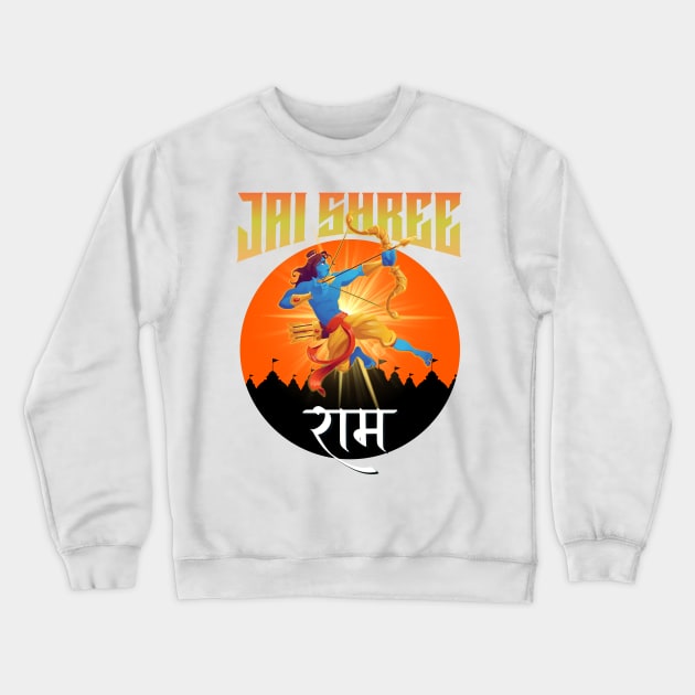 Lord Ram Shirt I Ram Temple Tshirt I Hindu Shirts I Jai Shree Ram Shirt I  Indian God I Ram Navami I God Ram T-Shirt l Desi Crewneck Sweatshirt by Swag Like Desi